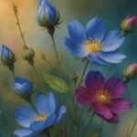 Elegantes Wildblumen-Bouquet