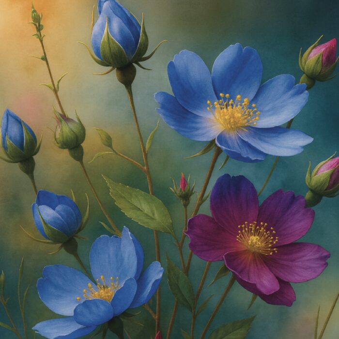 Elegantes Wildblumen-Bouquet