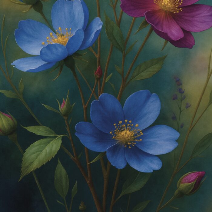 Elegantes Wildblumen-Bouquet zum Download