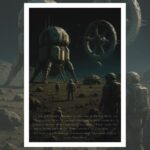 Futuristische Sci-Fi-Illustration