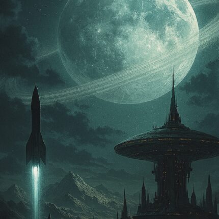 Interplanetarer Außenposten unter Ionenschimmer