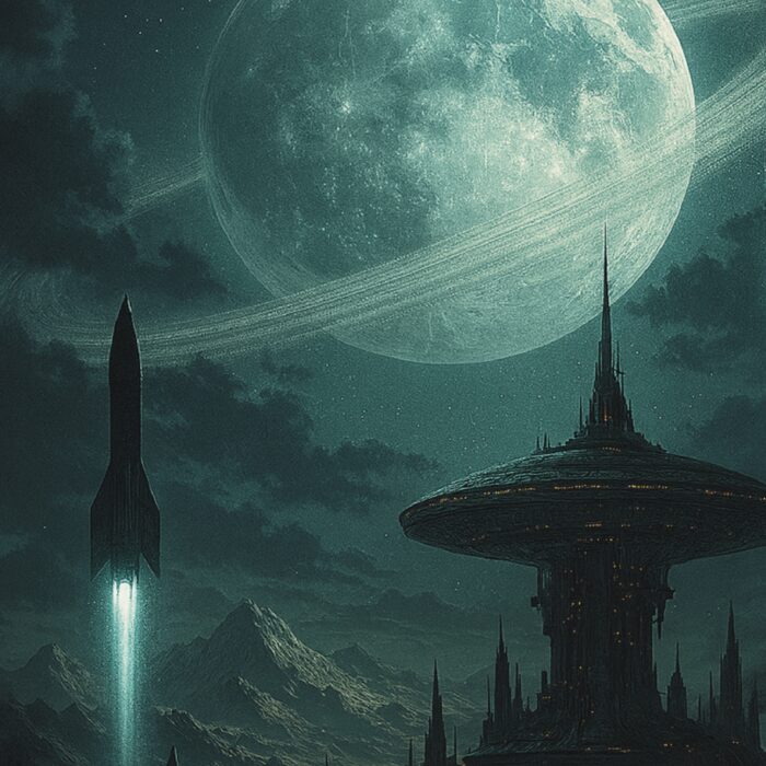 Interplanetarer Außenposten unter Ionenschimmer