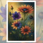 Magische Wildblumenkomposition – für Print, Storytelling & kreative Sammlungen