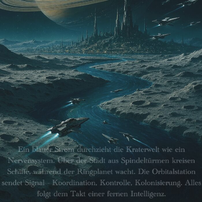 Photorealistisches Sci-Fi Artwork