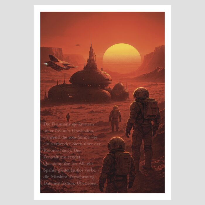 Red Horizon – Sci-Fi Artwork zum Download
