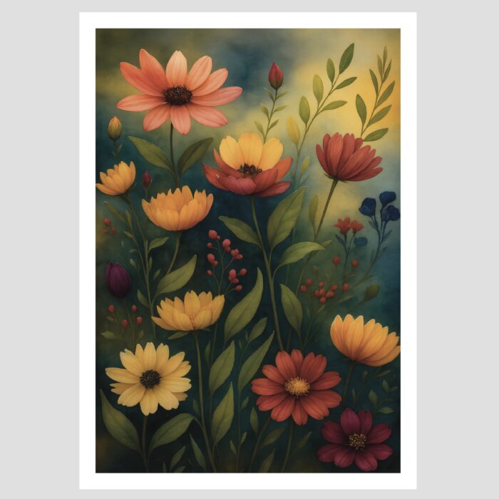 Wildblumen-Artwork zum Download